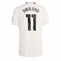 Manchester United Rasmus Hojlund #11 Tretí futbalový dres 2023-24 Krátky Rukáv